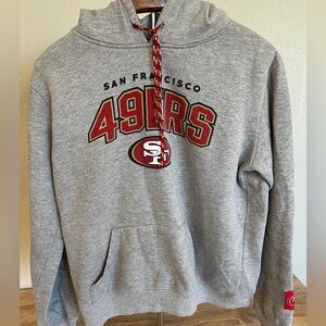 NFL San Francisco 49ers Gray and Red Sweatshirt